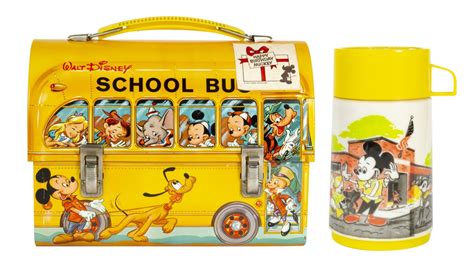 disney express metal lunch box|Disney school bus lunch box.